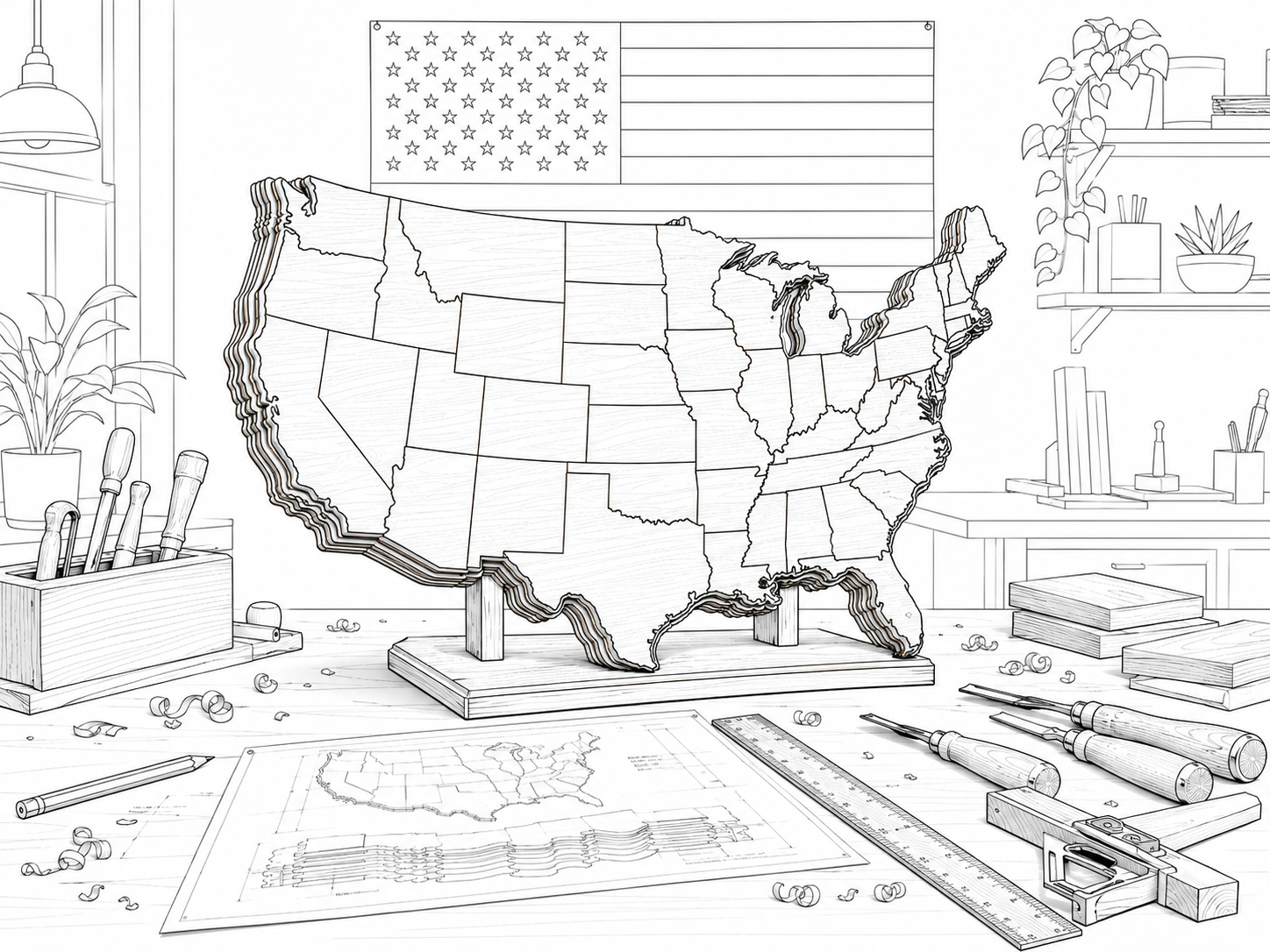Handcrafted Spokane, Pacific Northwest and American wood art