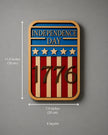 1776 Fourth of July Wooden Wall Decor