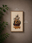 Camping Wall Art – Wooden Mountain Decor