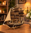 Wooden Ship Model – Handmade Laser Cut Ship