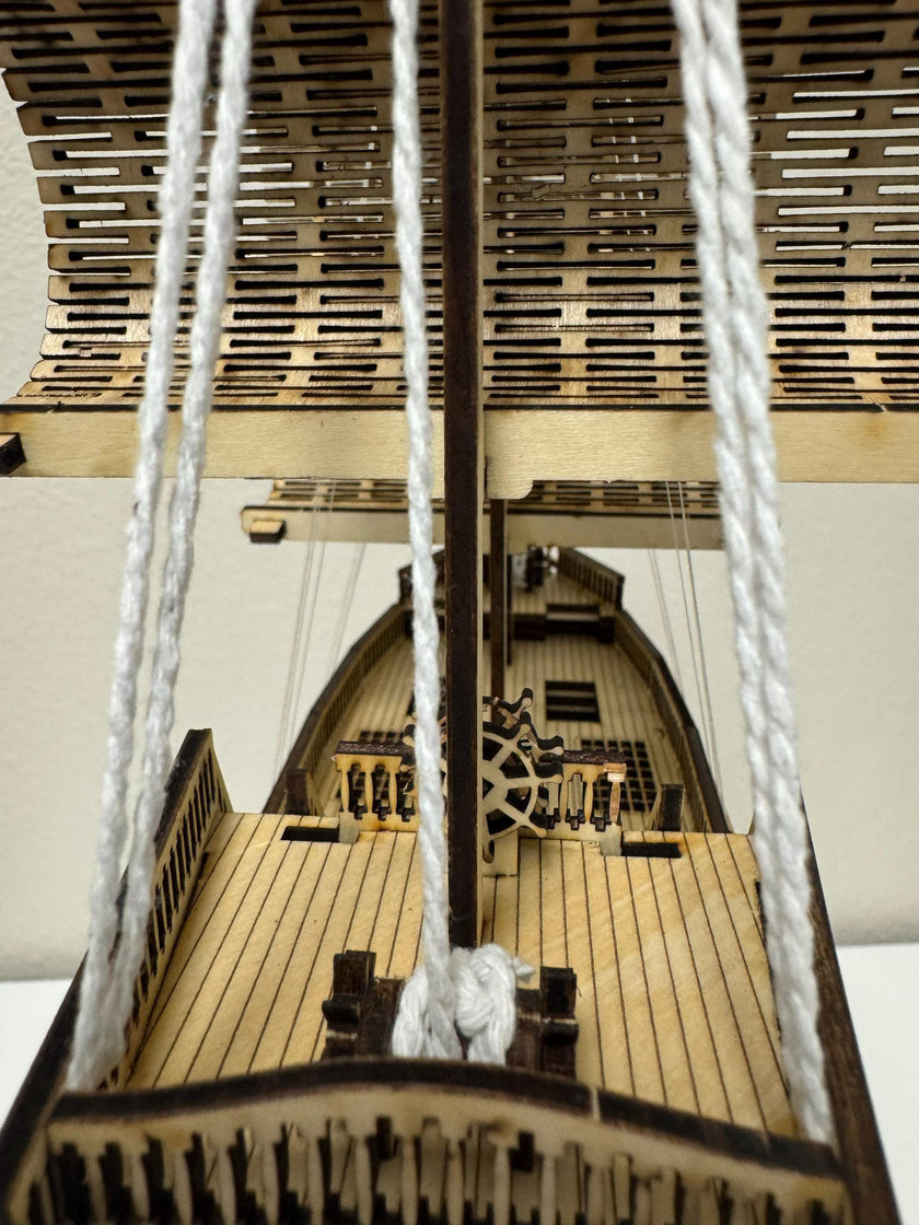 Wooden Ship Model – Handmade Laser Cut Ship