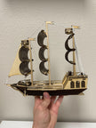 Wooden Ship Model – Handmade Laser Cut Ship