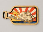 Wooden Ship in a Bottle – Laser Cut Layered Sailing Ship Art