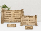 Ten Commandments Wall Art – Wooden Bible Verse Decor