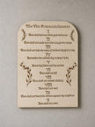 Ten Commandments Wall Art – Bible Verse Wood Sign