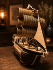 Wooden Ship Model – Nautical Decor
