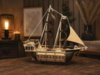 Wooden Ship Model – Nautical Decor