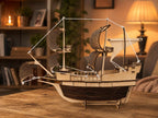 Wooden Caravel Ship Model – Large Sailing Ship
