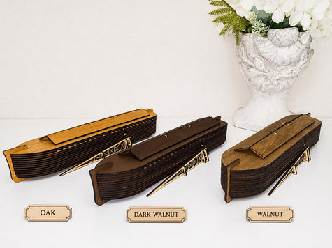 Layered Wooden Noah’s Ark Model