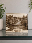 Bowl and Pitcher Spokane Wood Engraving