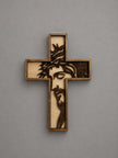 Jesus Cross Wall Art – Wooden Christian Decor