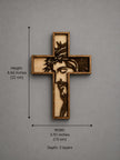 Jesus Cross Wall Art – Wooden Christian Decor