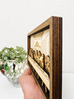 Layered Wooden Last Supper Wall Art