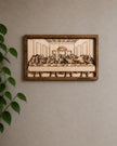 Layered Wooden Last Supper Wall Art