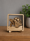 Layered Wooden Turtle Art – Sea Turtle Decor