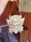 Mountain Welcome Sign – Wooden Door Hanger