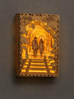 Tunnel of Love Book Nook – LED Wooden Book Nook Shelf Insert