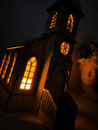 Wooden Church Lantern – Gothic Chapel Night Light