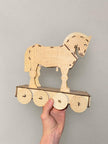 Wooden Trojan Horse Model – Laser Cut Greek Mythology Decor